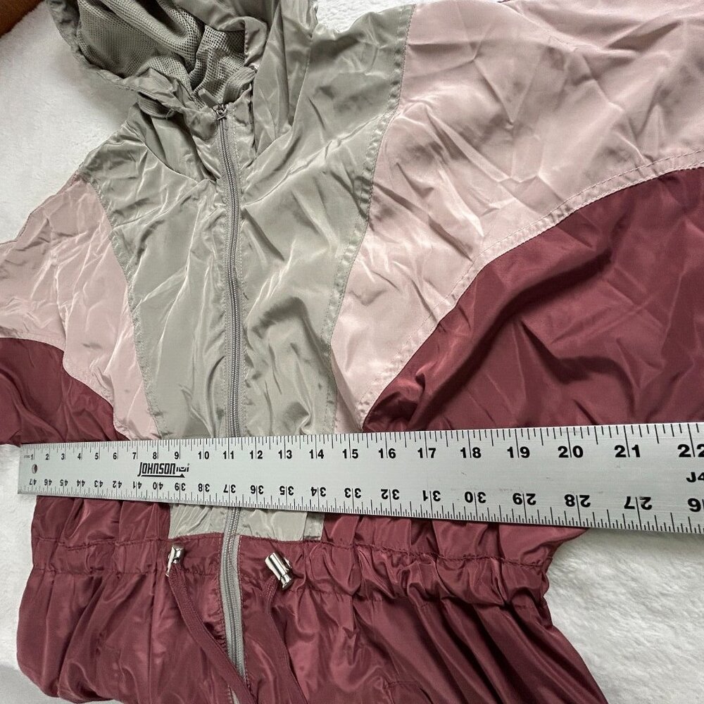 26 International Outdoor Collection Jacket Womens Medium Hooded Colorblock Multi - Picture 6 of 7